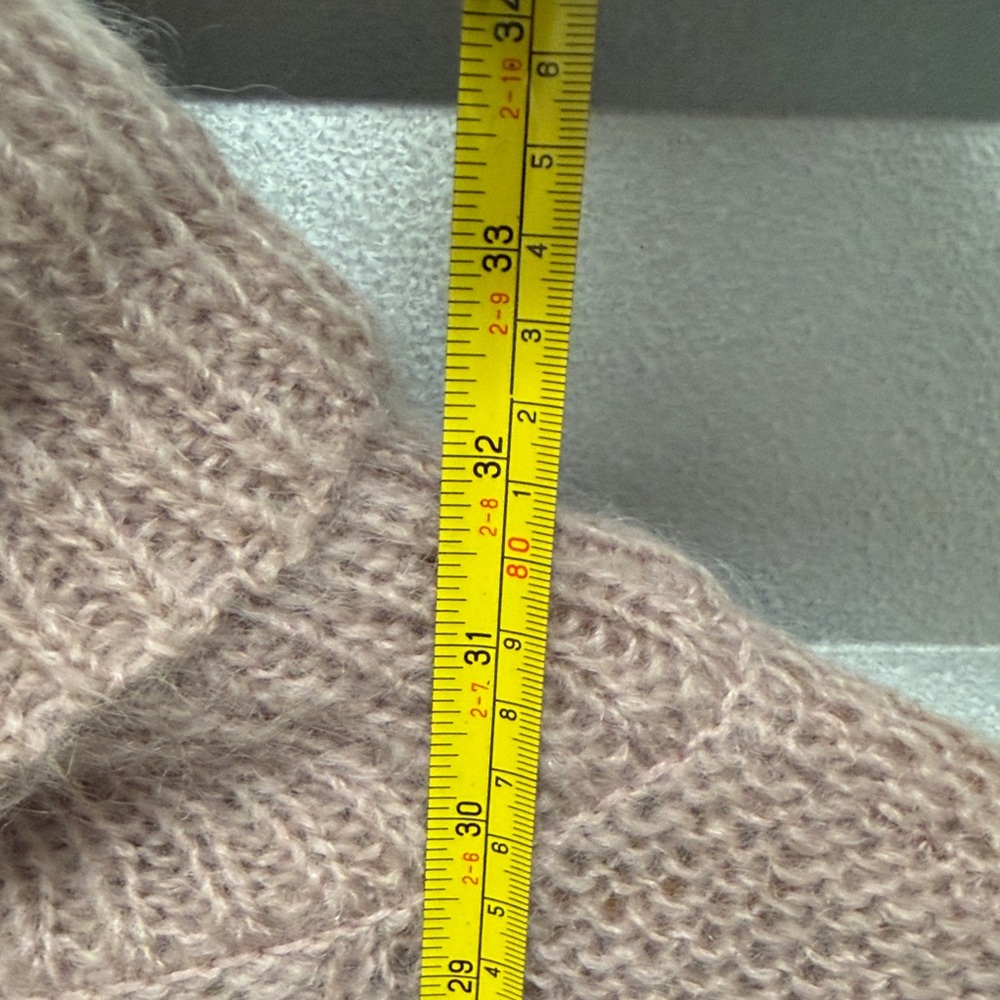 ZARA Cozy Cable Knit Turtleneck Sweater Sz‎ Small Chunky Winter Fisherman Heavy - Picture 8 of 8
